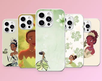 Tiana Phone Case Princess Frog Cover for iPhone 17Pro, 16, 15, 14, 13, 12, Samsung S26, S25, S24, S23Fe, A16, A56, Pixel 10, 9Pro