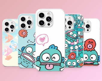 Hangyodon Phone Case Kawaii Anime Cover for iPhone 17Pro, 16, 15, 14, 13, 12, Samsung S26, S25, S24, S23Fe, A16, A56, Pixel 10, 9Pro