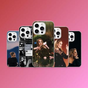 Adele Phone Case Singer Cover for iPhone 17Pro, 16, 15, 14, 13, 12, Samsung S26, S25, S24, S23Fe, A16, A56, Pixel 10, 9Pro