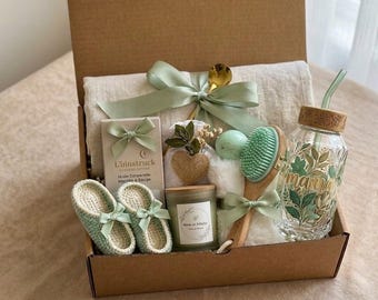 New Baby Gift Box, Congrats On Your New Baby, New Mama Succulent Gift Box,Congratulations Pregnancy Gift Set, Live Succulent Care Package