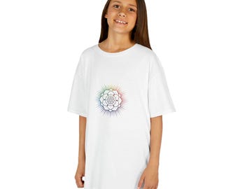 Good Energy Rainbow Mandala Kids T-shirt