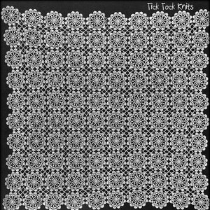 No.1068 Natural Lace Tablecloth Crochet Pattern PDF - 1970&#39;s Vintage Square Table Cloth - Thread Crochet Round Motif