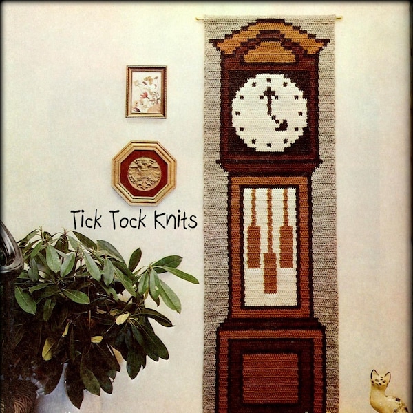 Wall Hanging Grandfather Clock Etsy