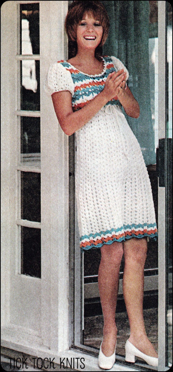 white christmas dresses y2k Crochet Dress main image 1