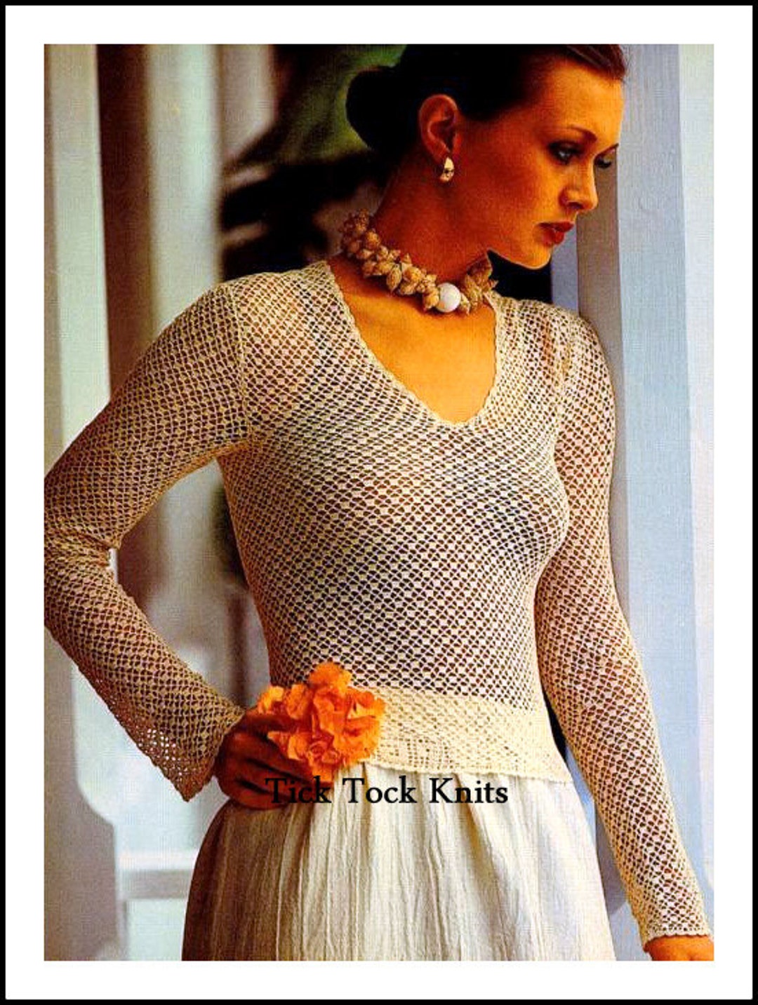 No.176 1970's Crochet Pattern Vintage PDF Women's - Etsy