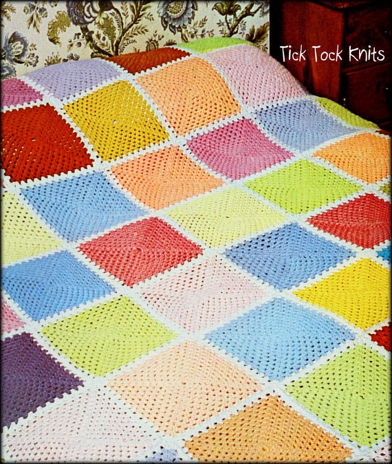 granny square patchwork blanket