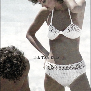 No.272 Crochet Pattern PDF Vintage - Women&#39;s Crochet Bikini - Bathing Suit Beach Wear - 1970&#39;s Retro Crochet Pattern - Instant Download