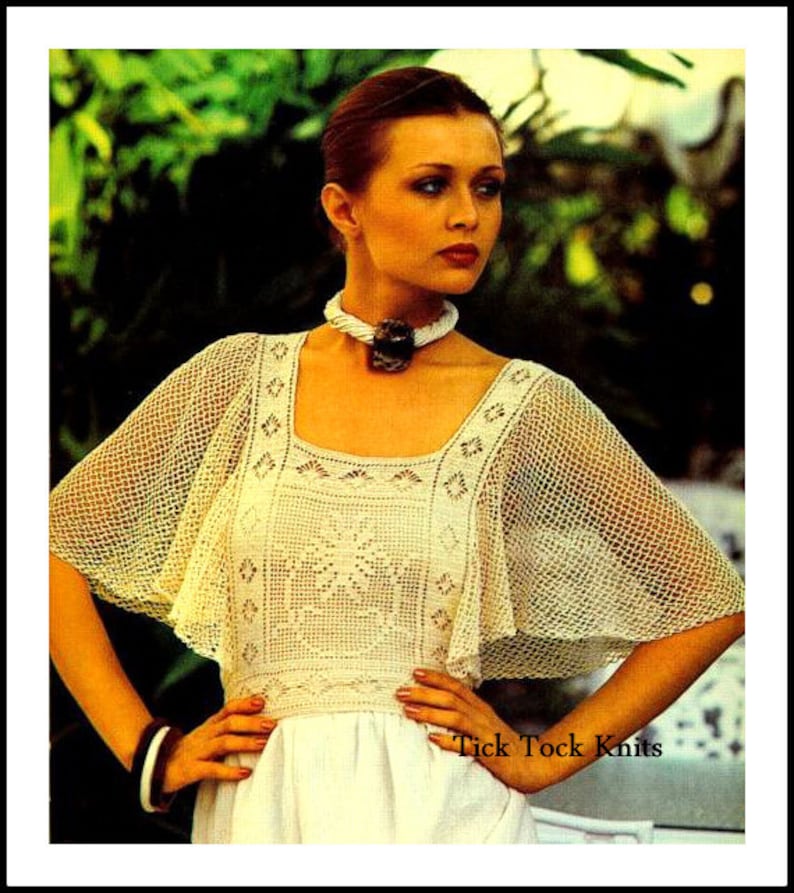 No.310 1970's Crochet Pattern Vintage PDF Women's | Etsy