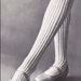 No.194 PDF Vintage Knitting Pattern Women's Thigh High Lace Stockings - Foot Sizes 8' - 11' - Instant Download 