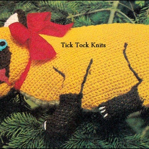 No.392 Crochet Pillow Pattern PDF Vintage - Marmalade The Cat Pillow - Throw Pillow or Stuffed Toy - 1970&#39;s Retro Crochet Pattern