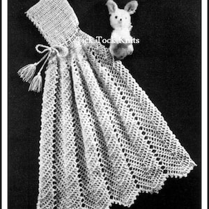 No.305 Vintage Crochet Pattern PDF For Infant&#39;s / Baby&#39;s Crocheted Hooded Carrying Cape - Size Newborn to 12 Months - Instant Download