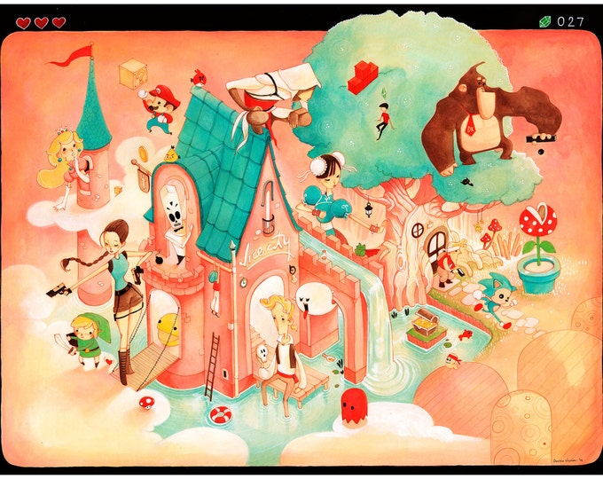 I love Videogame Print