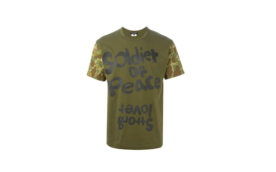 Comme des Garçons Men's "Soldier Of Peace" T-Shirt