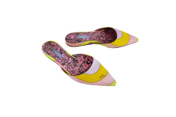 EMILIO PUCCI Pointed-Toe Mules