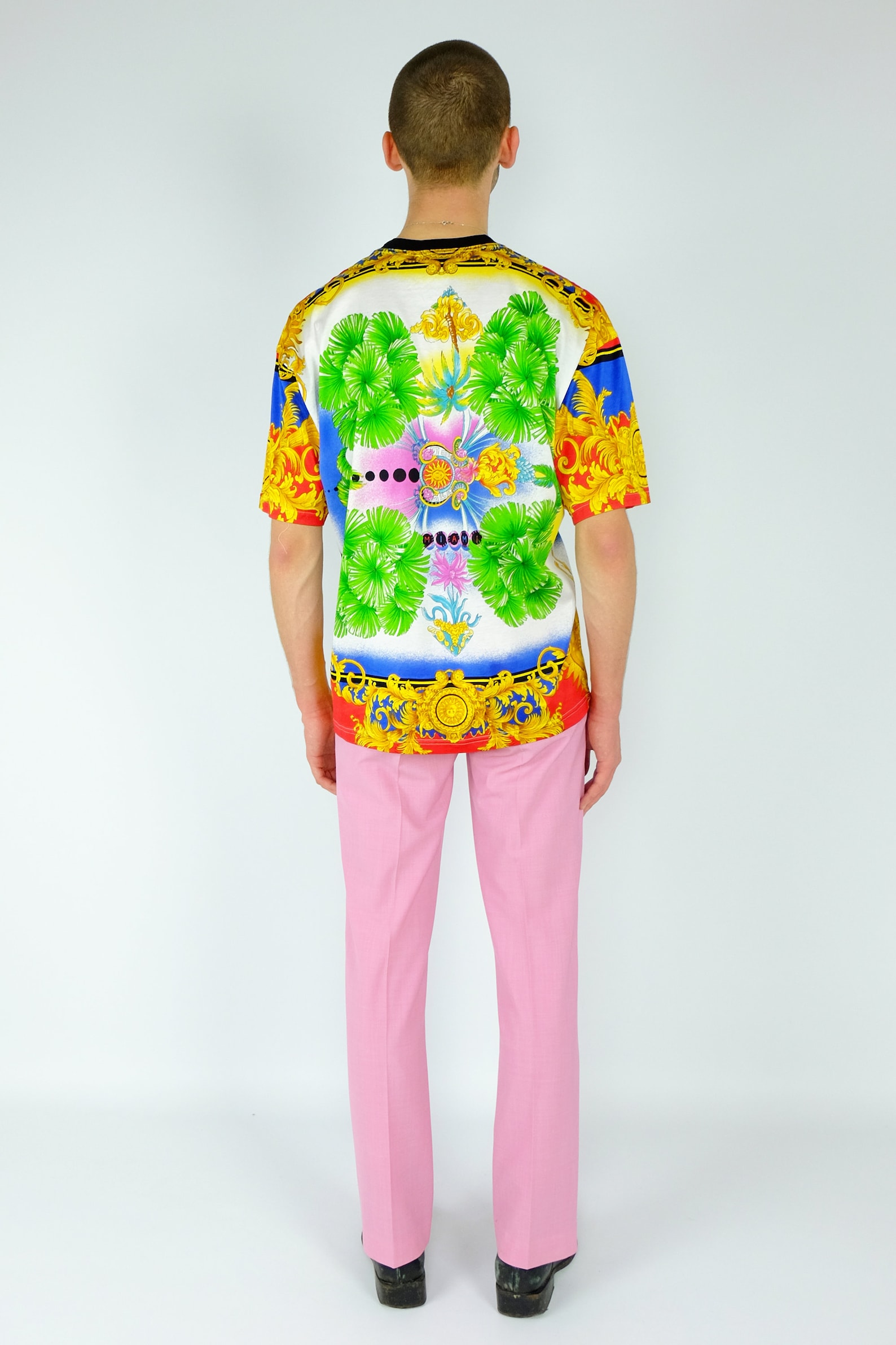 GIANNI VERSACE miami Print T-shirt - Etsy