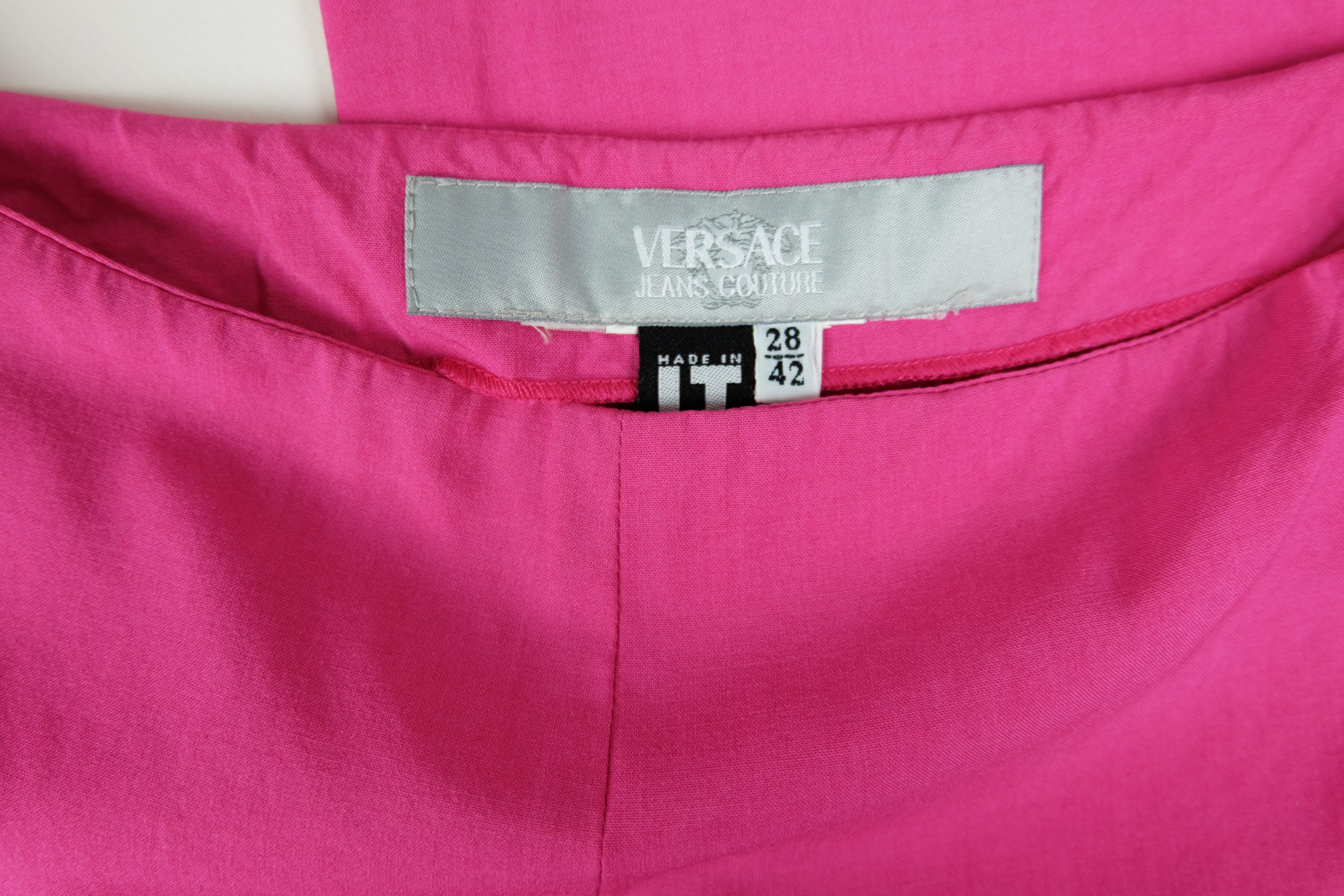 Reserved VERSACE JEANS COUTURE Hot Pink Tailored Suit Trousers