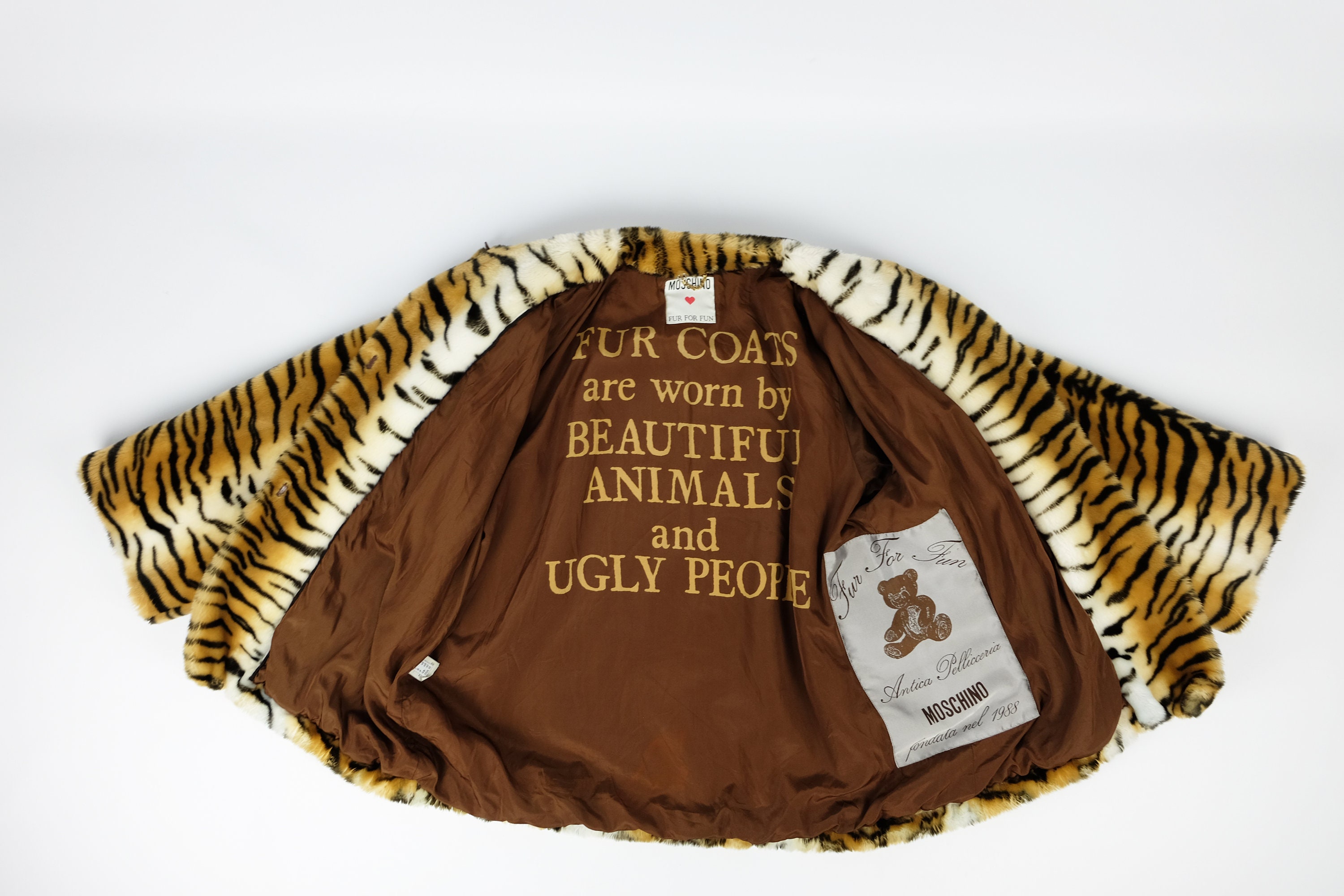 MOSCHINO FUR for FUNVintage Faux Fur Coat