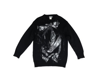 YOHJI YAMAMOTO Painted Wool Heavy Knit Jumper