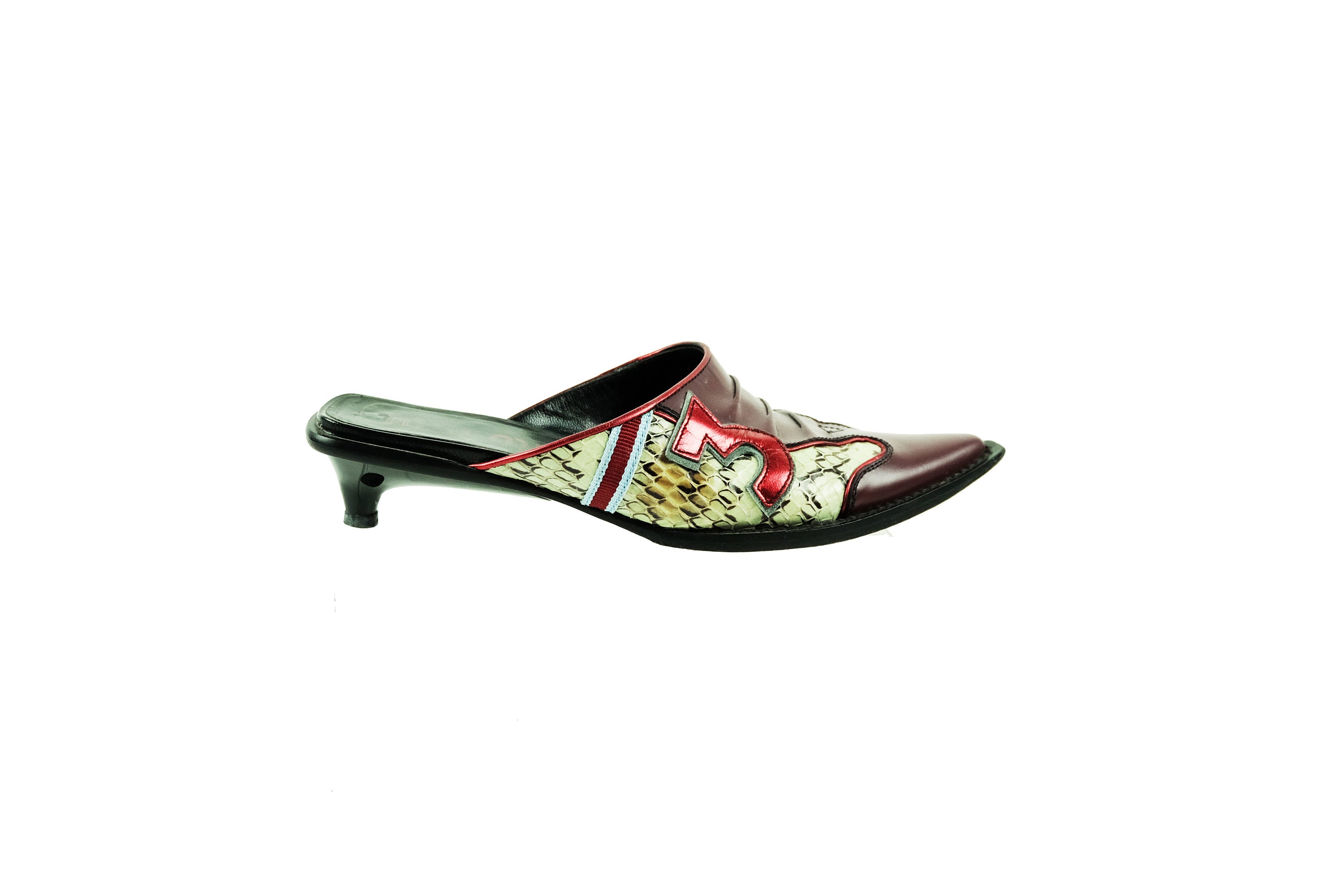 MIU MIU Multi Fabric Western / Cowboy Mules RARE!