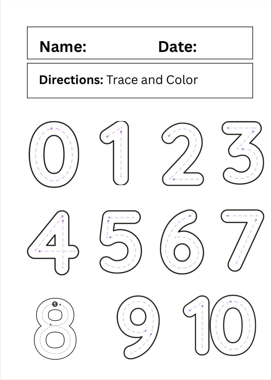 Preschool Pre-k + Kindergarten Learning Bundle| Printable Activity