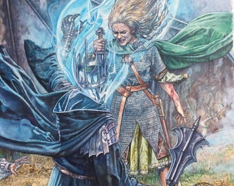 Items Similar To Tolkien Art Lord Of The Rings Print Frodo