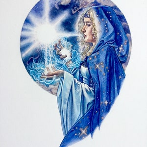 Tolkien art - Varda - Lady of the Stars -  The Silmarillion,  J R R Tolkien