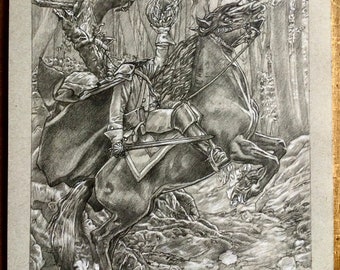 The Headless Horseman’ inspired by Washington Irving’s ‘ The Legend of Sleepy Hollow.’