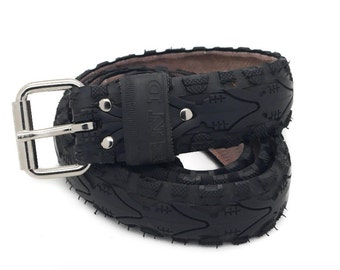 Bicycle Tire Belt "END 35mm." (upcycled vegan handmade) by tirebelt.com - Collection 2022