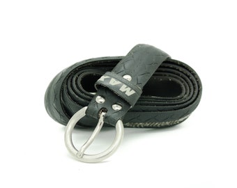 Bicycle Tire Belt "Max" (upcycled vegan handmade) by tirebelt.com Collection 2022