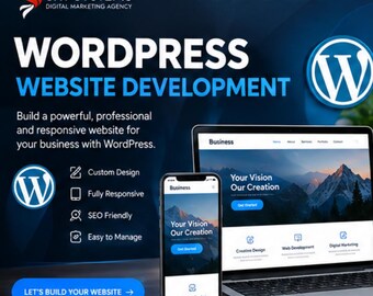 WordPress Website Development | Custom WordPress Website Design | Business Website | Professional WordPress Developer