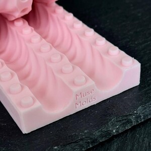 silicone wildflower candle mold floral taper mold set USA made candle making supply botanical meadow