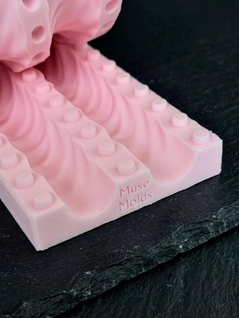 silicone wildflower candle mold floral taper mold set USA made candle making supply botanical meadow