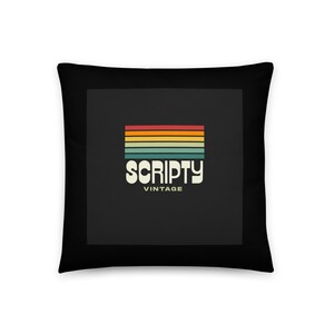 Hoofdkussen hoofdkussen | Scripty-cadeau | Woondecoratie filmploeg | Vintage regenboogstreep | Productie 101