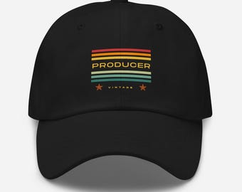 Producer Vintage Retro Dad Hat | Film Producer Cap | Movie Crew Gift | Production 101