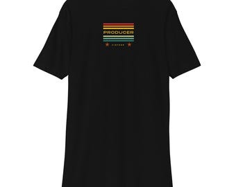 Producer Vintage Retro Stripe Tee | Film Producer Gift | Movie Crew T-Shirt | Production 101