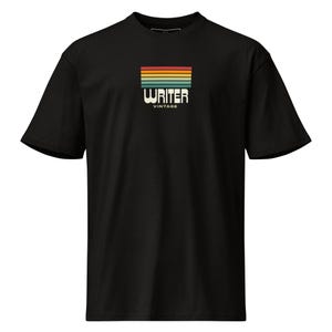 Schriftsteller Vintage Tee Film Crew Geschenk Drehbuchschreiber Shirt Set Life schwarz T-Shirt