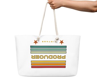 Producer Vintage Retro Weekender Bag | Film Producer Tote | Movie Crew Gift | Production 101