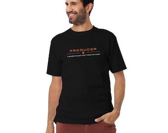 Producer I Rented the Bus Tee, Filmmaker Gift, Heavyweight Cotton Shirt