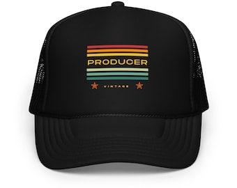 Producer Vintage Retro Trucker Hat | Film Producer Cap | Movie Crew Gift | Production 101