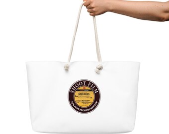 Oversized Weekender Bag, Filmmaker Tote, Spun Polyester, Film Camera Department Bag