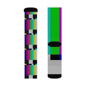 SMPTE Color Bars Crew Socks: Film DP AC Camera Department Gift