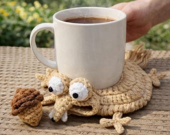 Set di poggiapolsi ergonomici in ago da punzone, rilassante e confortevole / Accessorio da scrivania fatto a mano per un arredamento moderno dell'ufficio.