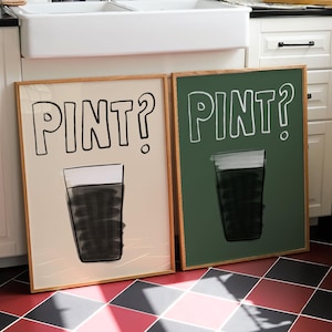 Pint of Guinness Wall Art Poster Print