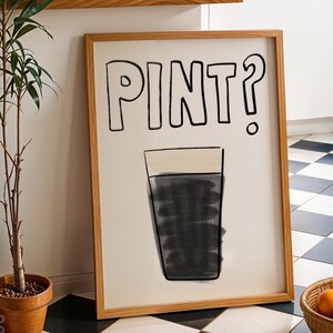 Pint of Guinness Poster