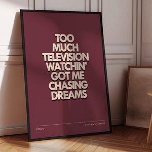 Coolio Gangsta&#39;s Paradise Print | Rap RNB Poster | Living Room Decor TV | Christmas Gift Brother Dad Uncle | Hip Hop Music Fan | Dorm Art