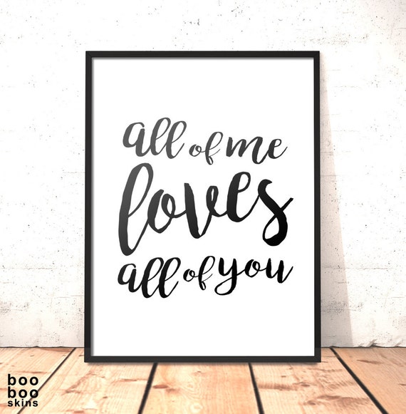 Amore 6 x 4 Photo Frame All Of Me Loves All Of You Anniversary Valentines Gift