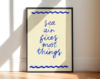 BnB Wall Art Print | Coastal Decor | Seaside Rental Holiday Let Poster