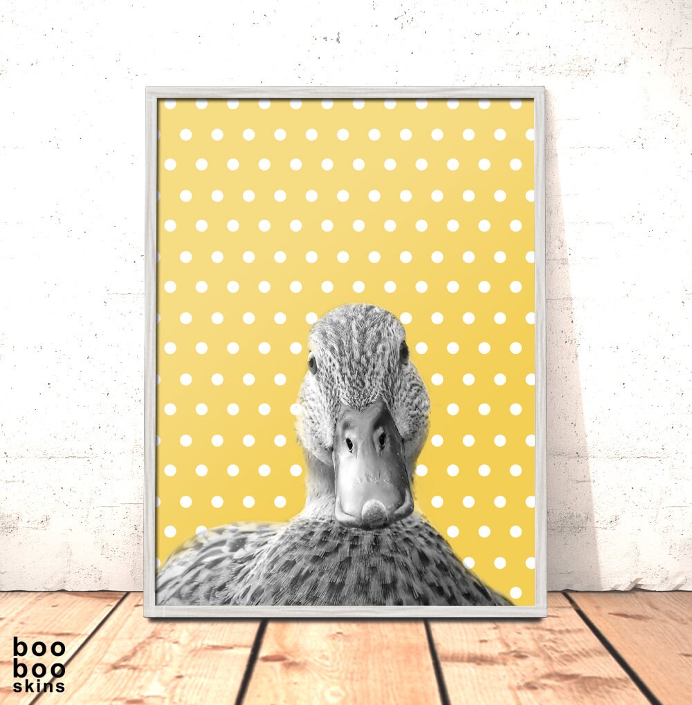 Nursery Farm Animal Print Scandi Nursery Print Quack Duck Etsy UK