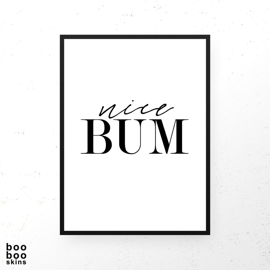 Schöner Bum Print Lustige Badezimmer Kunst WC Toilette Etsy.de