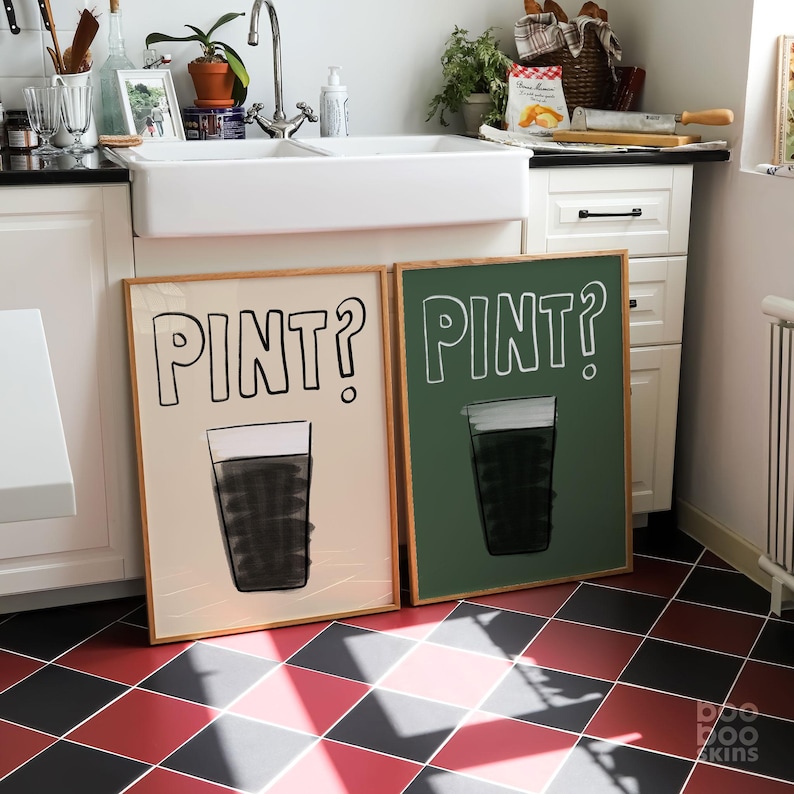 Pint of Guinness Wall Art Poster Print
